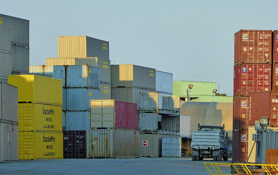 Containers Photograph by Laurie Tsemak