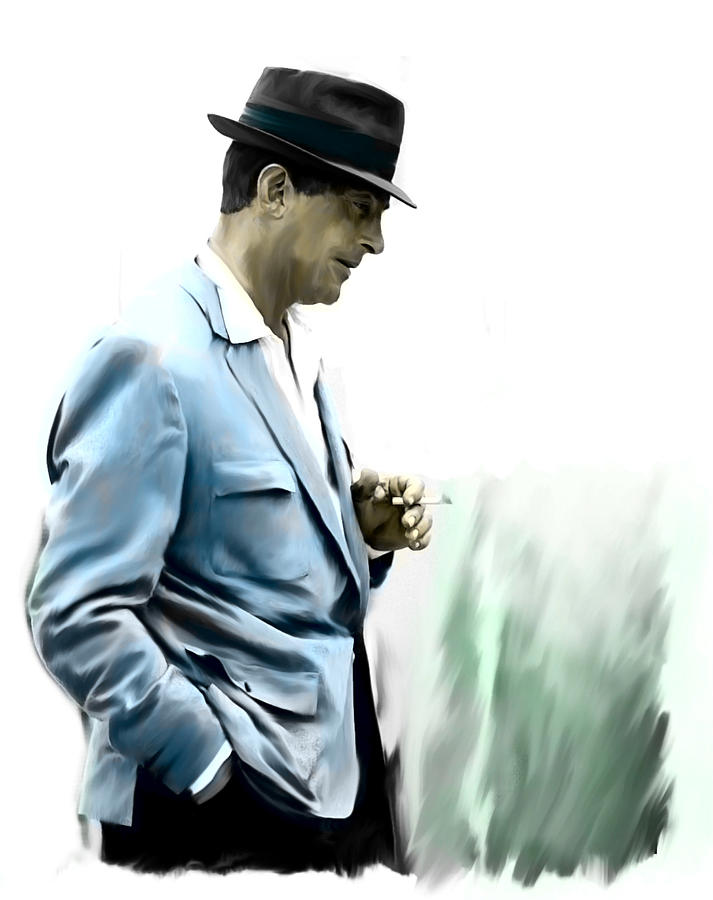Contemplation III Dean Martin  Painting by Iconic Images Art Gallery David Pucciarelli