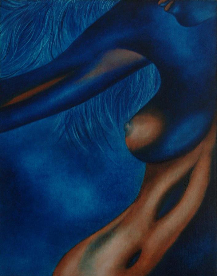 Contemplation Nude Oil Painting By K Madison Moore Painting By K