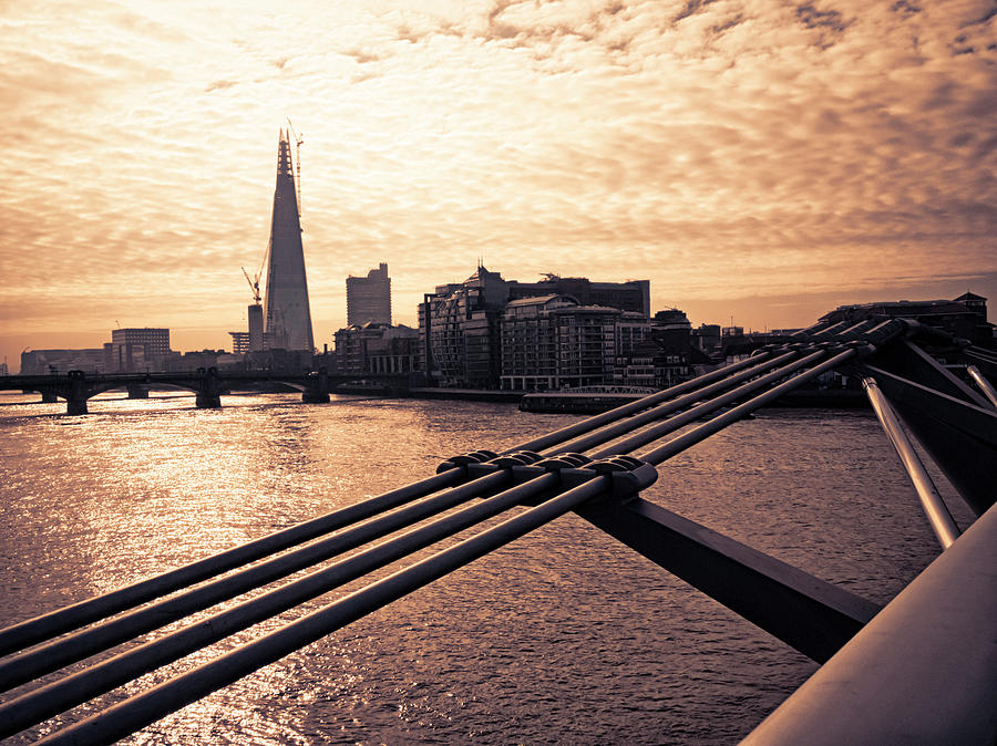 Contemporary Bridge In London Photograph by Cirano83