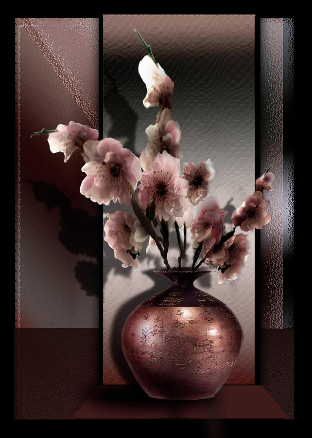 Cherry Blossoms Painting - Contemporary Spring Blossoms by Regina Femrite