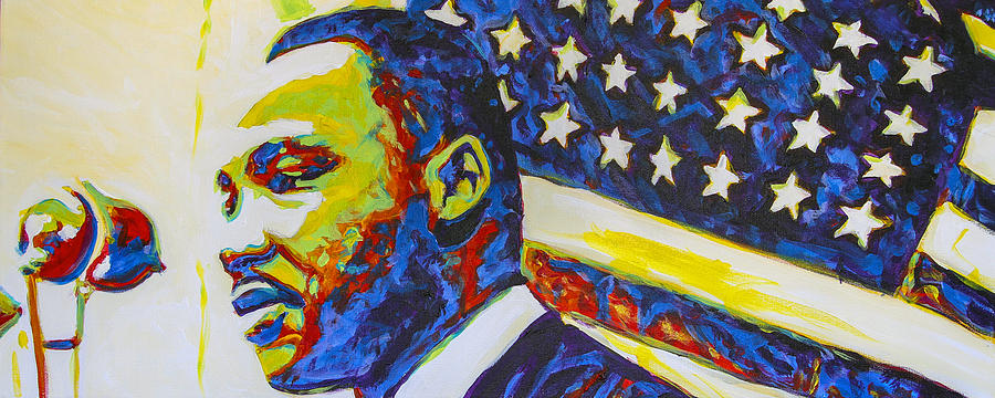 Martin Luther King Jr Painting - Content of Character by Steve Gamba