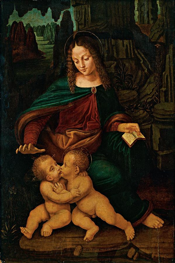 Madonna Photograph - Conti Bernardino De, Madonna And Child by Everett
