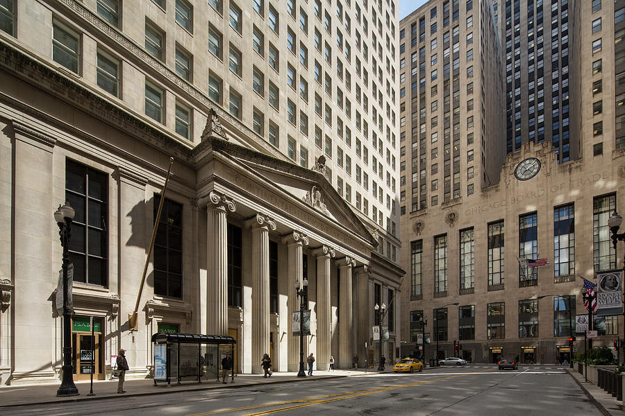 Continental Bank On Lasalle Street by Steve Dunwell