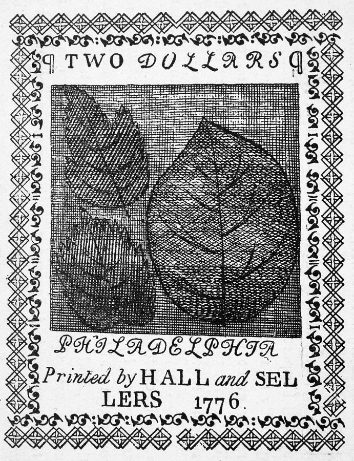 Continental Banknote, 1776 Photograph by Granger