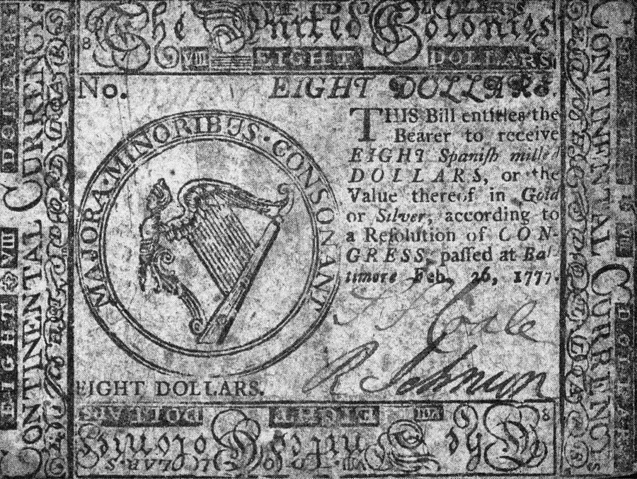 Continental Currency, 1777 Photograph by Granger