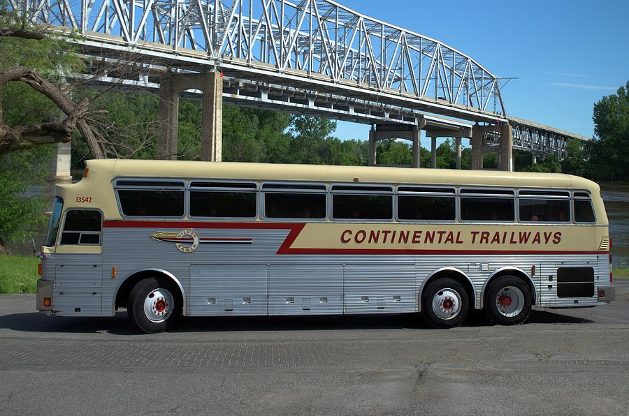 Continental Trailways Bus Photograph by Tim McCullough