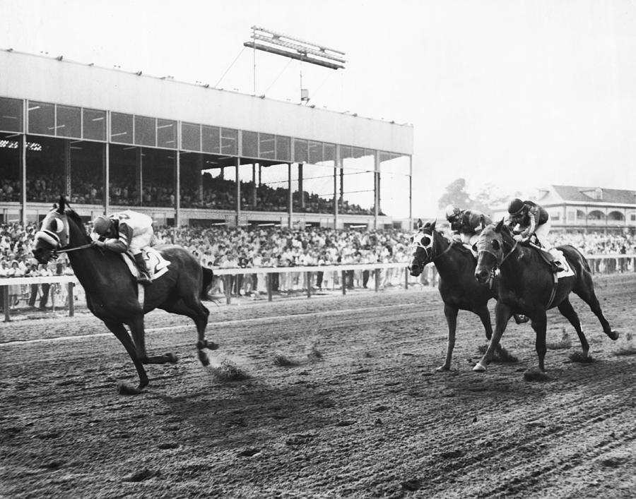 Continuous Count Vintage Horse Racing Photograph by Retro Images Archive