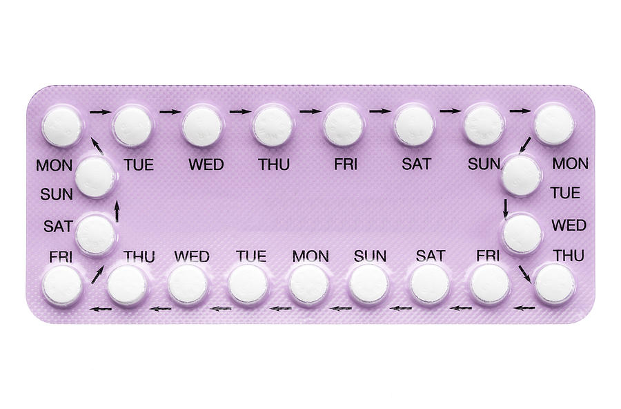 Contraception pills Photograph by Creative Crop