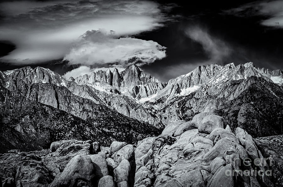 Mountain Photograph - Contrasting Elements by Jennifer Magallon