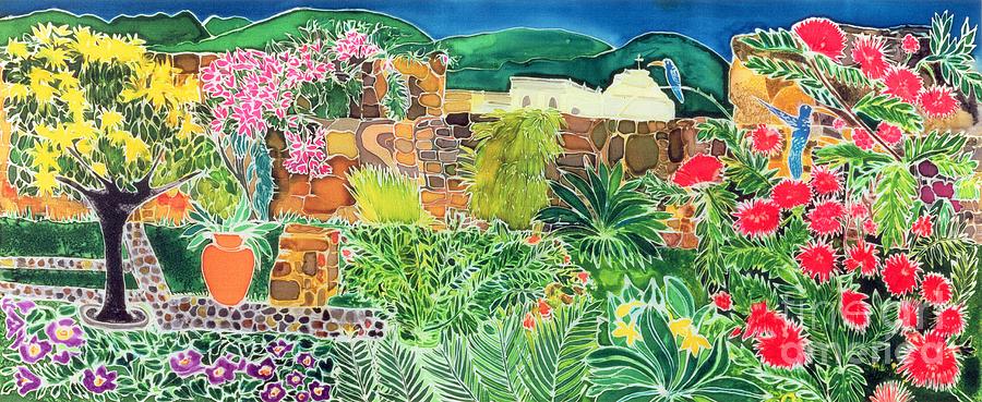 Garden Painting - Convent Gardens Antigua by Hilary Simon