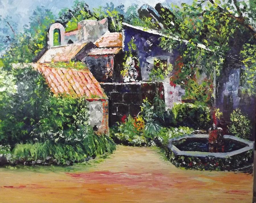 Convento dos Capuchos Painting by Valerie Curtiss