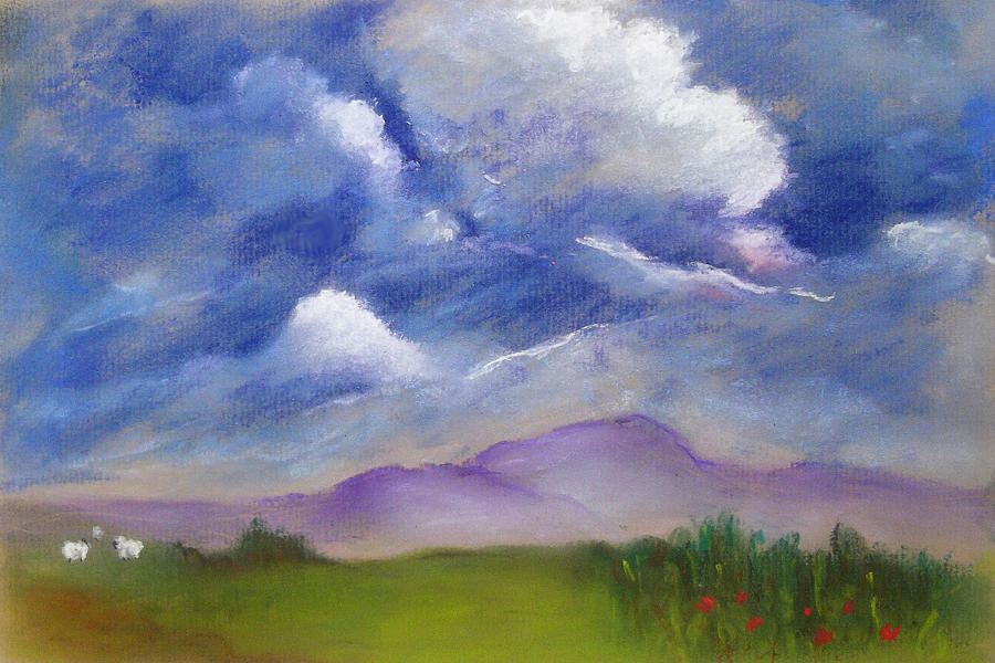 Mountain Pastel - Conversing by Gloria Dietz-Kiebron