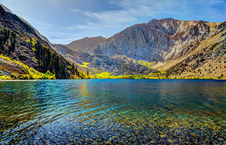 Fall Photograph - Convict Lake Fall Color by Mike Ronnebeck