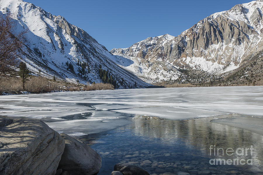Convict Lake Morning Photograph by Sandra Bronstein