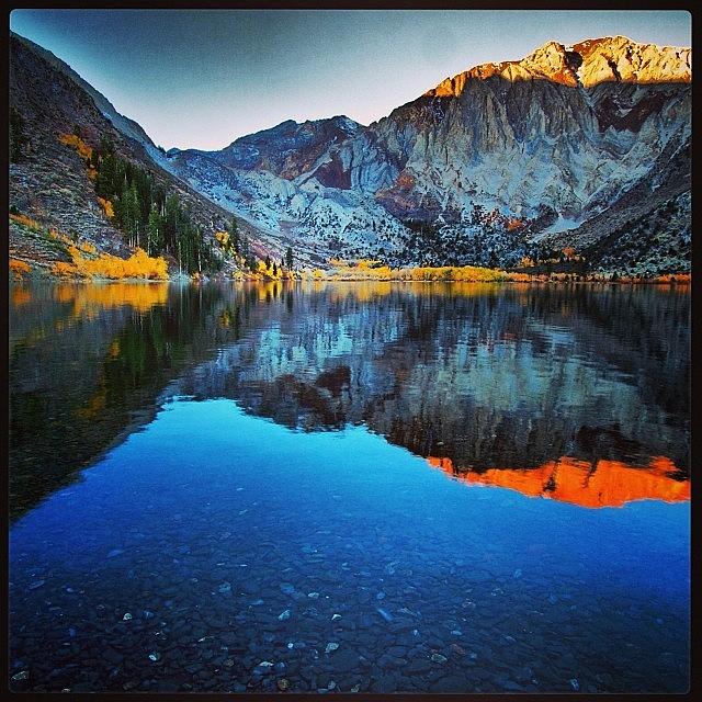Mountain Photograph - Convict Lake Sunrise by Beth Young
