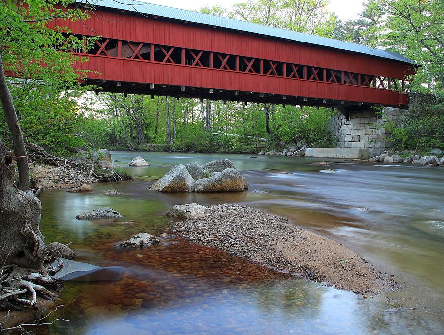 Conway Covered Bridge Photograph by Andrea Galiffi