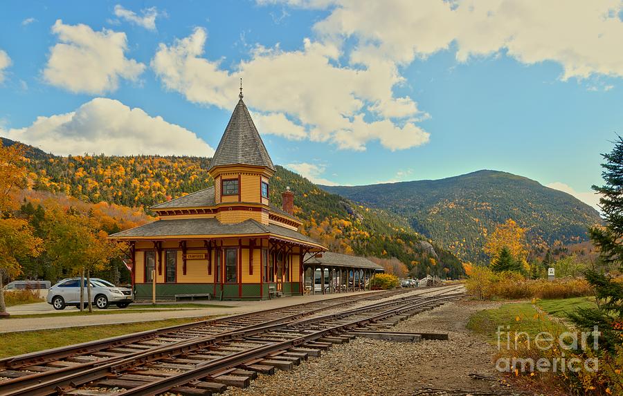 Conway Scenc Railroad Station - Crawford Depot Photograph by Adam Jewell