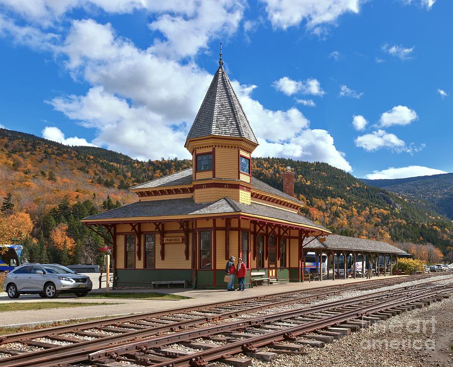 Conway Scenic Railroad Crawford Depot Photograph by Adam Jewell