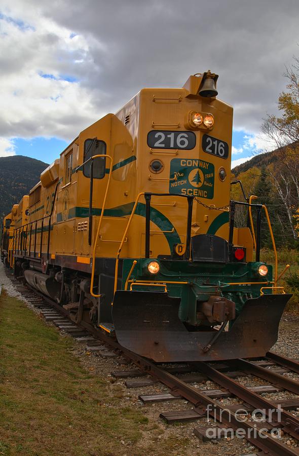 Conway Scenic Railroad Portrait Photograph by Adam Jewell