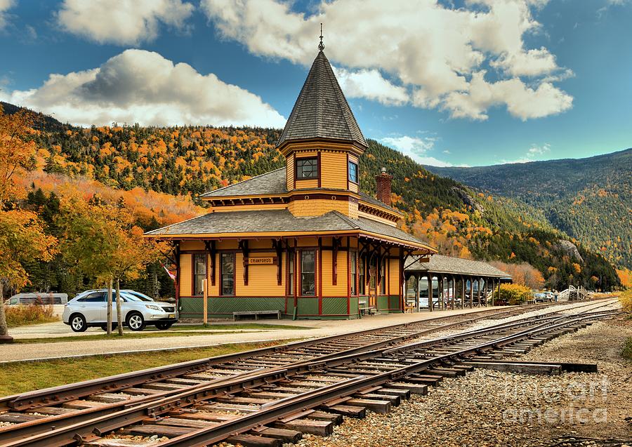 Conway Scenic Railroad Stop Photograph by Adam Jewell