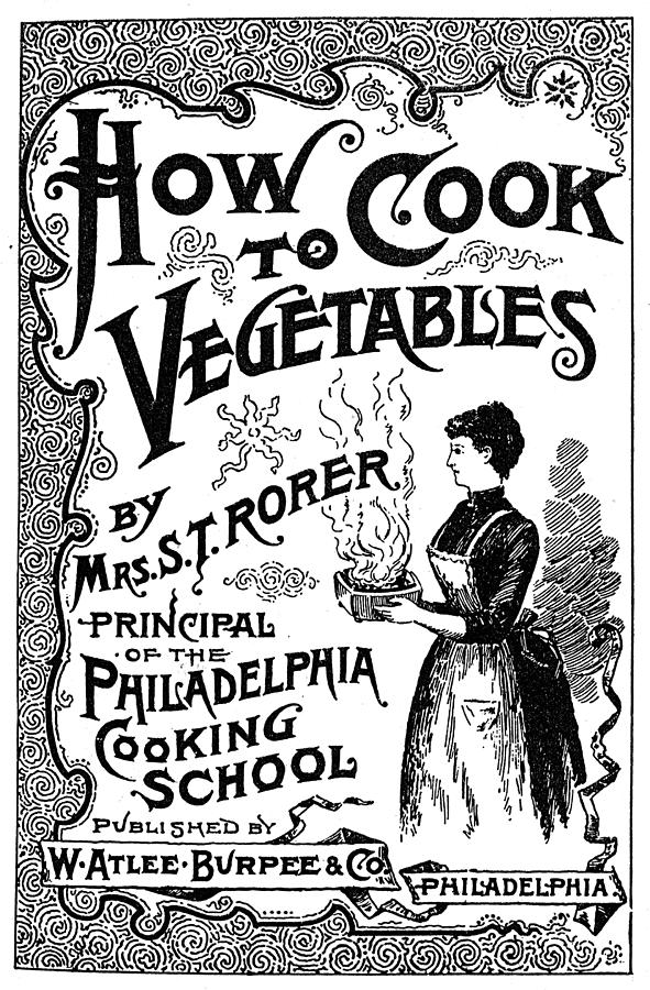 Cookbook, 19th Century Drawing by Granger