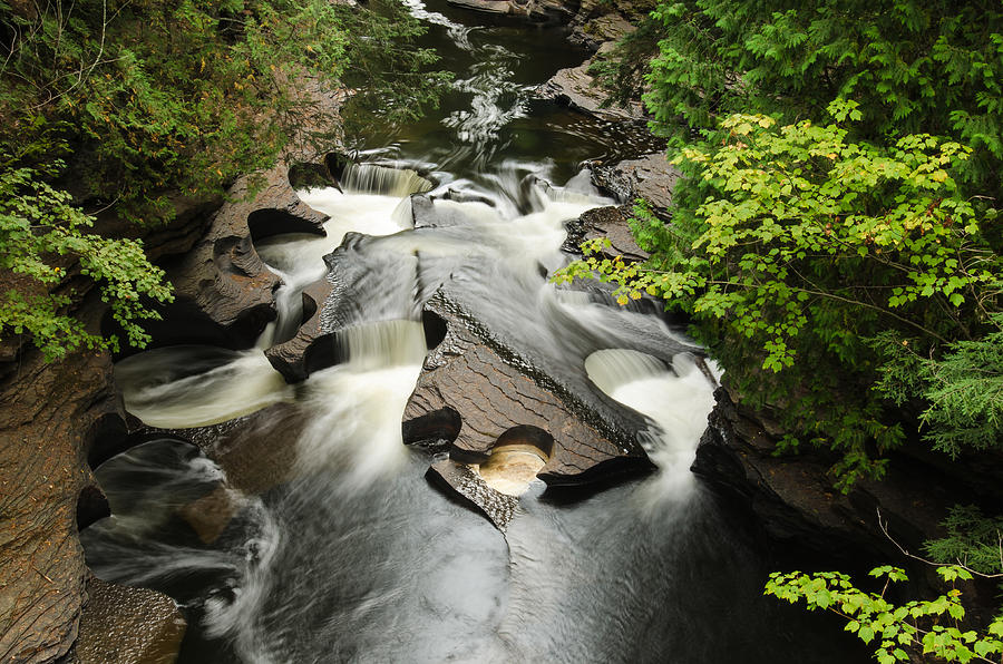 Waterfall Photograph - Cookie Cutter Falls by Thomas Pettengill