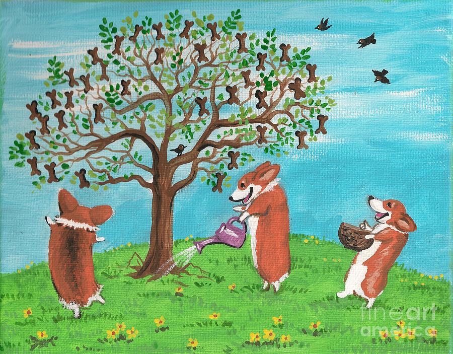 Cookie Tree Painting by Margaryta Yermolayeva
