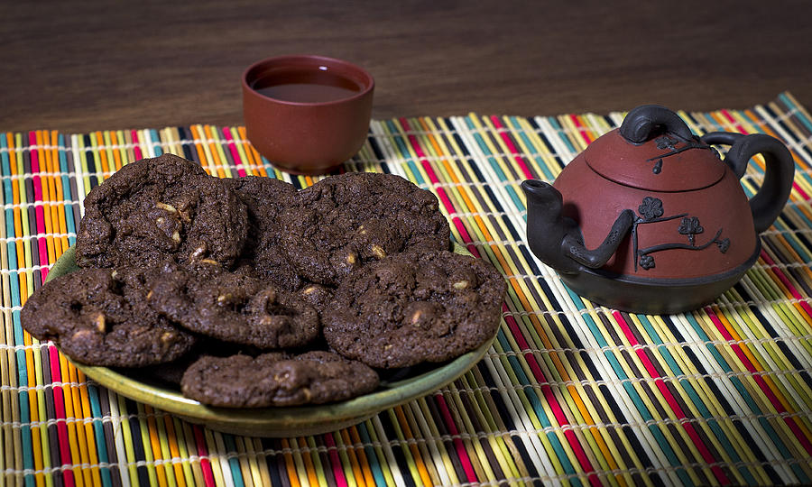Cookies and Tea Photograph by Wayne Meyer