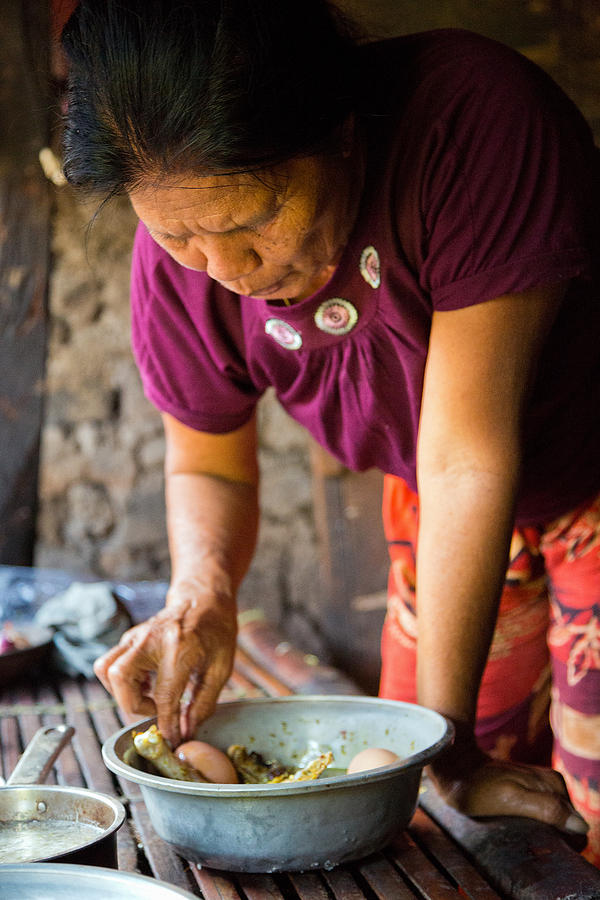 Cooking - Bali Photograph by Matthew Onheiber