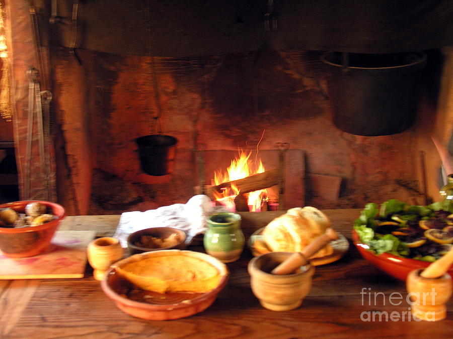 Cooking in Historic Jamestown Photograph by Jacqueline M Lewis