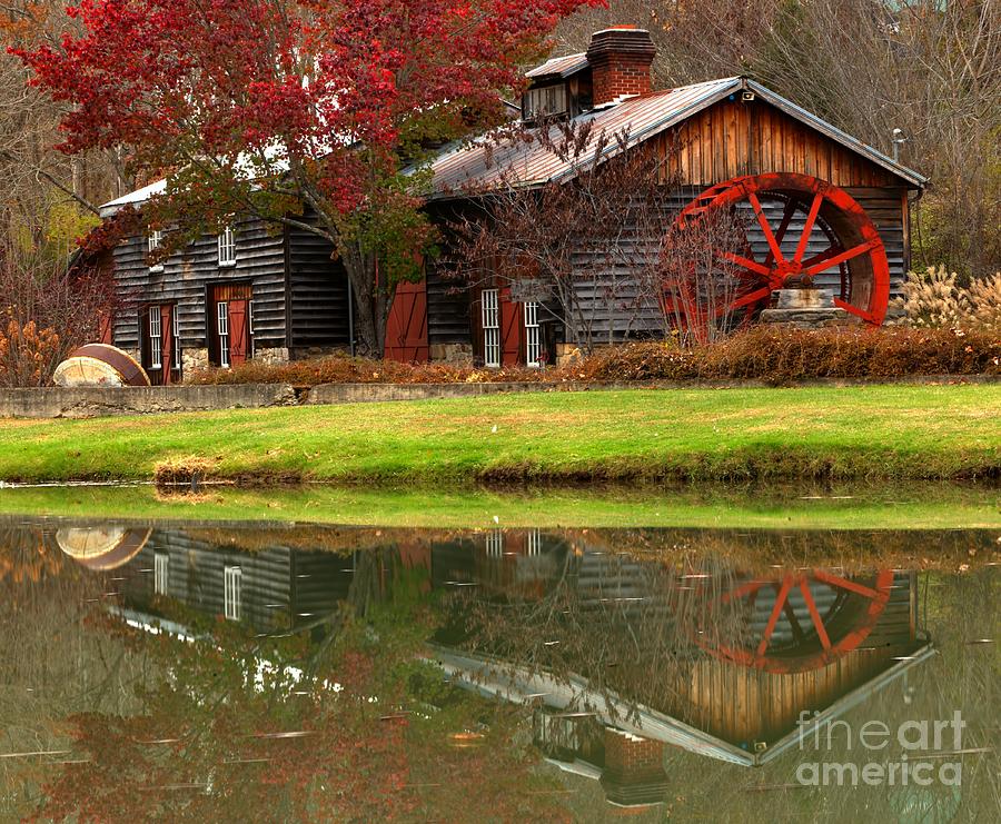 Cooks Old Mill Forge Building Photograph by Adam Jewell