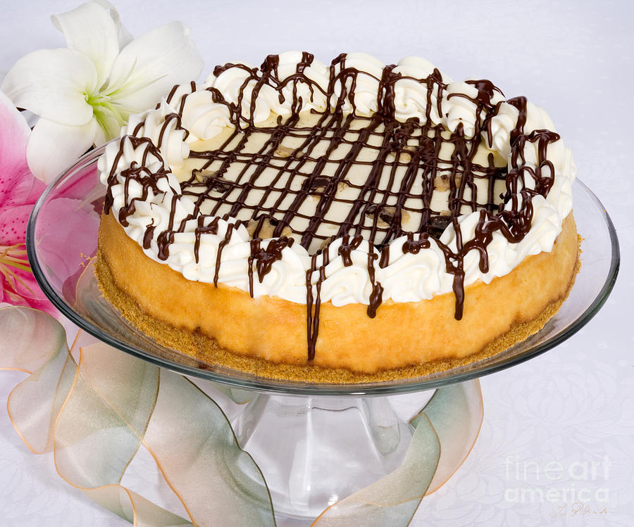 Cake Photograph - Cookydaugh Cheesecake by Iris Richardson