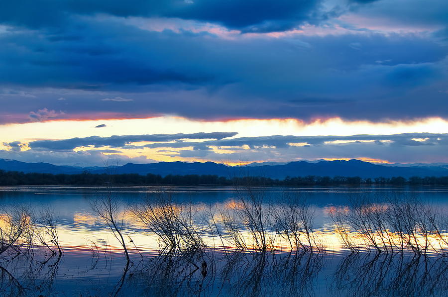 Cool Evening Sky Photograph by Jack Dean | Fine Art America