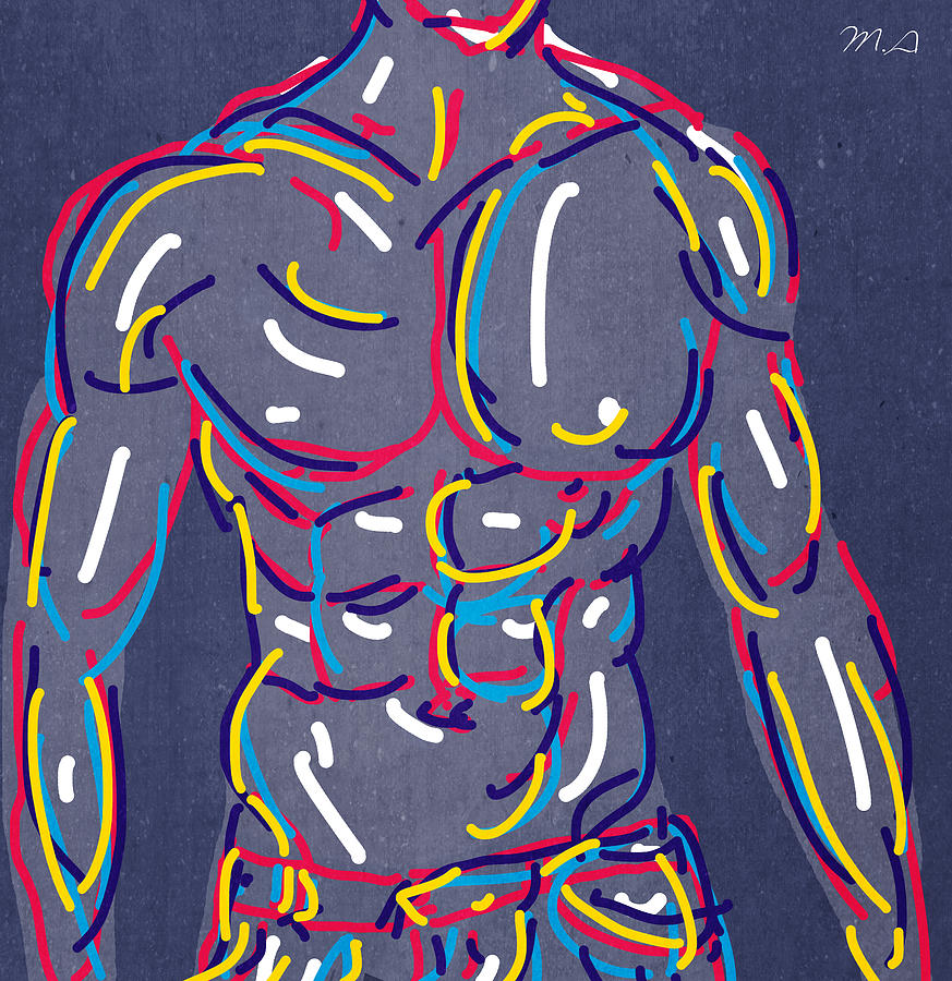 Gay Painting - Cool Guy  by Mark Ashkenazi