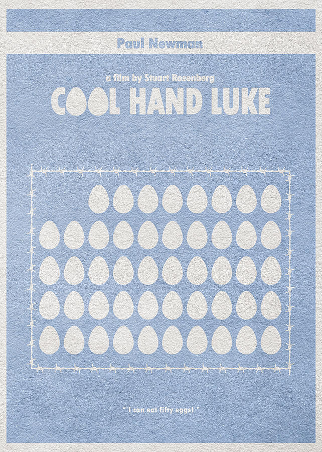 Paul Newman Digital Art - Cool Hand Luke by Inspirowl Design