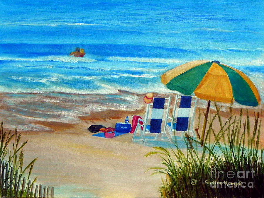 Cooling Off Painting by Shelia Kempf