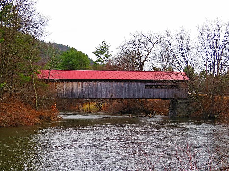 Coombs Bridge Over The Ashuelot River Photograph by MTBobbins Photography