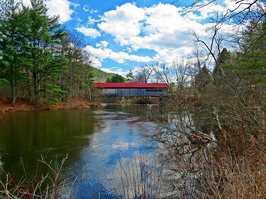Coombs Covered Bridge Scene Photograph by MTBobbins Photography