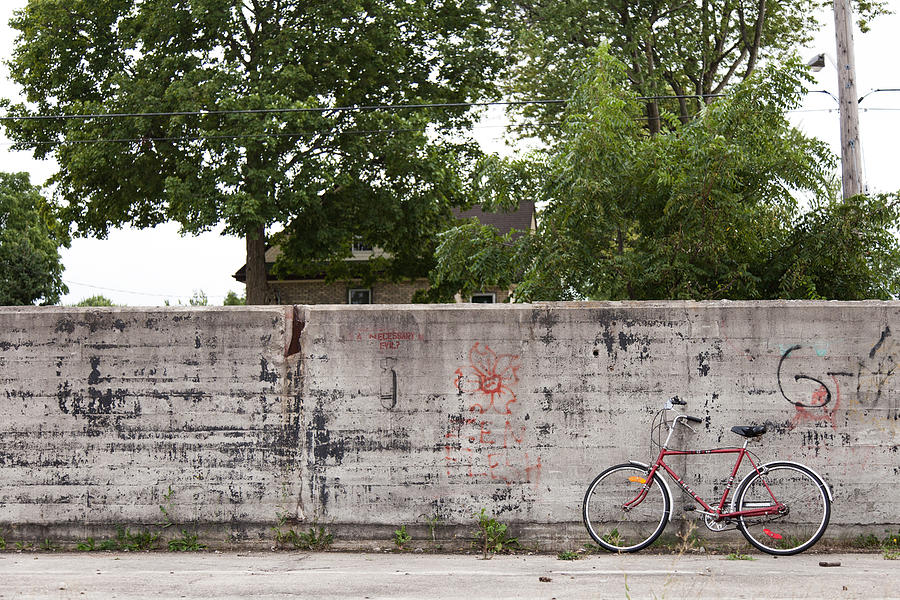 Bicycle Photograph - Cooper Lot by Jonathan Sippel