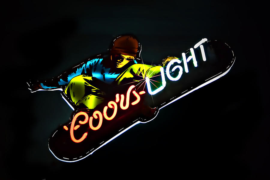 Coors Light Photograph by Maria Coulson