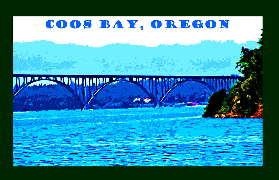 Coos Bay Oregon Digital Art by Joseph Coulombe