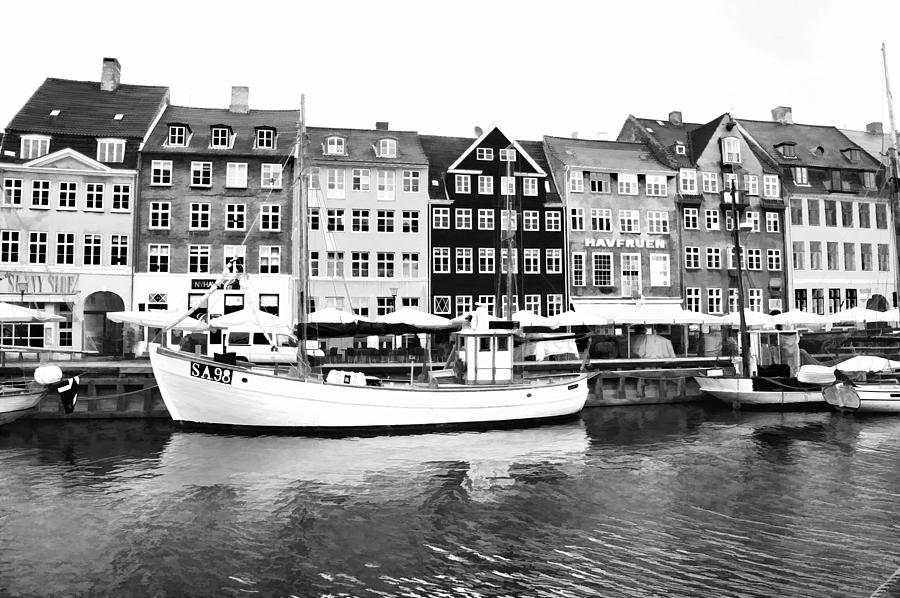 Copenhagen Black and White Photograph by Jenny Hudson