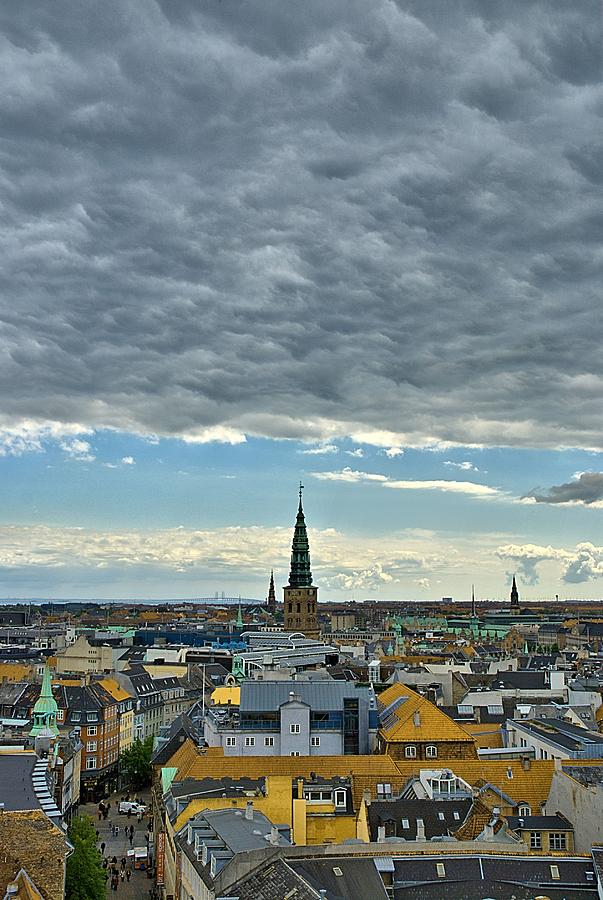 Copenhagen Cloudscape Photograph by Steven Richman