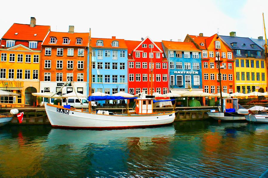 Copenhagen Colors Photograph by Jenny Hudson