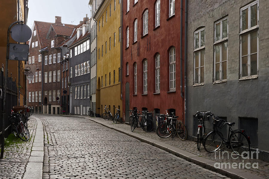 Copenhagen street Photograph by Inge Riis McDonald