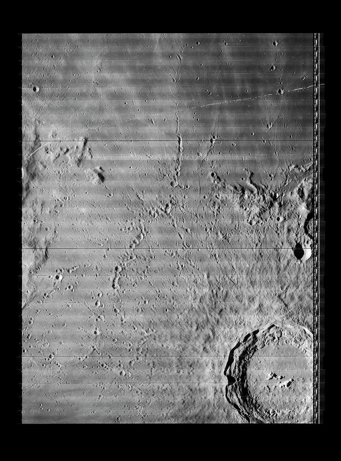 Space Photograph - Copernicus Lunar Crater by Nasa/detlev Van Ravenswaay