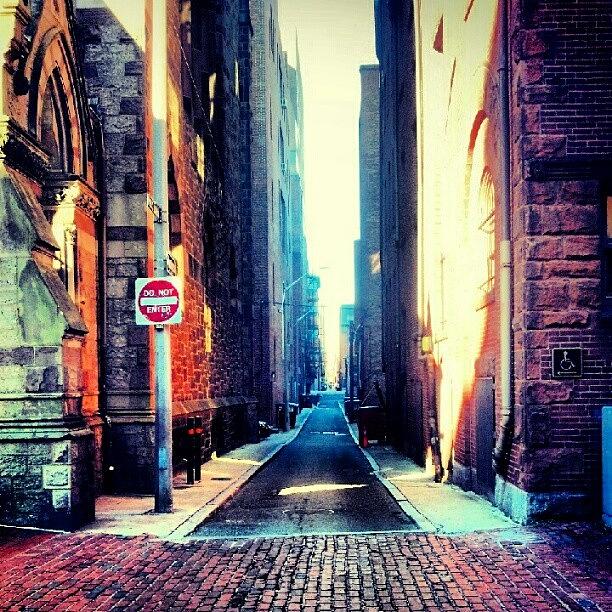 Alley Photograph - #copleysq #alley by James Hamilton