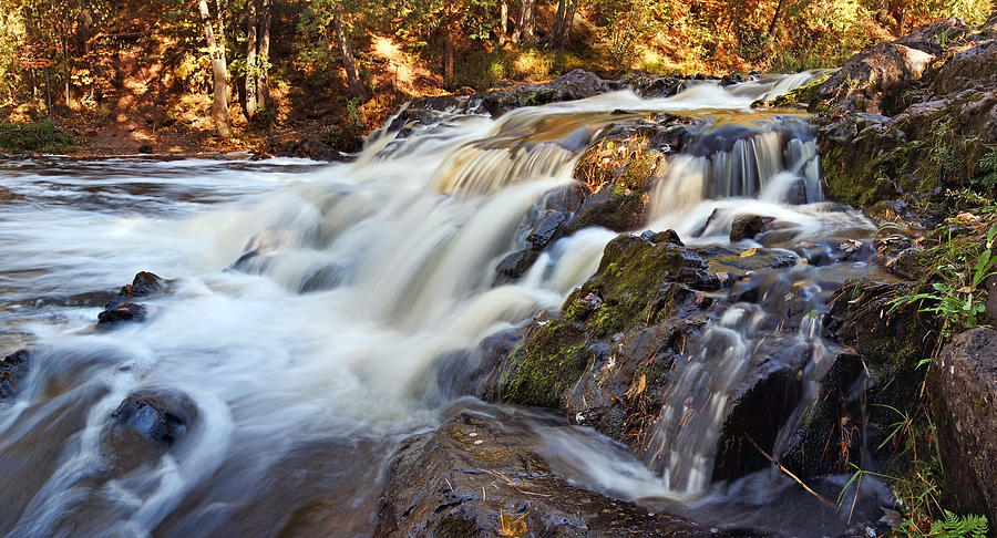 Copper Falls in Fall Photograph by Theo OConnor