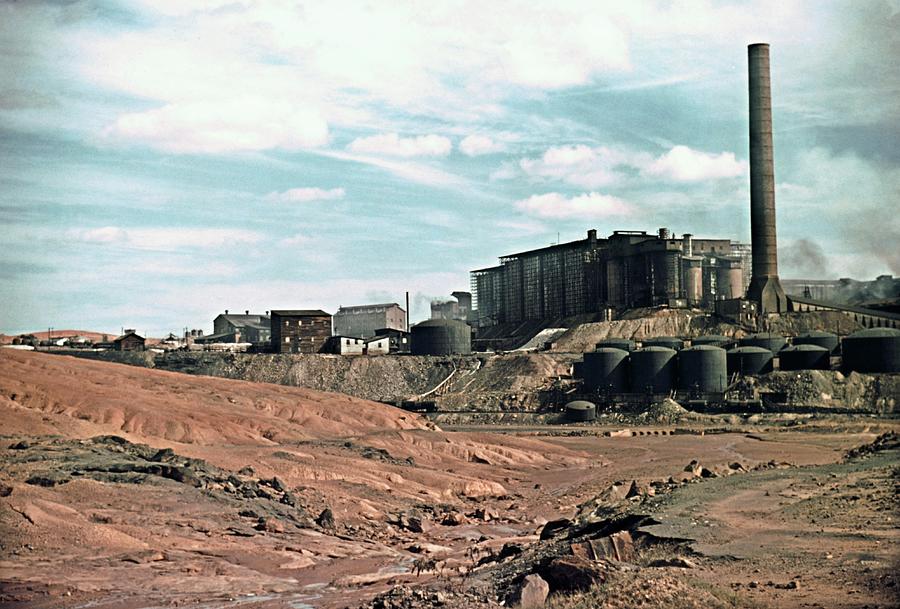 Copper Mine And Chemical Plant Photograph by Library Of Congress ...